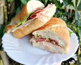 Foto del paso 2 de la receta: Baguette de jamón serrano 😍