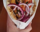 Φωτογραφία βήματος 10 της συνταγής Σπιτικές αφράτες πίτες για σουβλάκι / γύρο