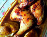 Foto del paso 12 de la receta: Pollo asado con manzanas ácidas y salsa suave de chocolate