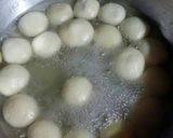 A picture of step 5 of Chena rasgulla.