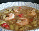 Foto del paso 11 de la receta: Verdinas con verduras y langostinos