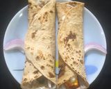 A picture of step 9 of Tandoori Paneer Roll.
