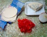 Foto del paso 2 de la receta: Tartas individuales c/cebolla, tomate y queso azul