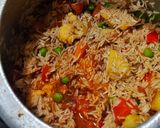 A picture of step 3 of Mix Vegetable Masala Pulav.