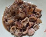 Foto langkah ke 4 dari resep Cumi Saos Tiram.