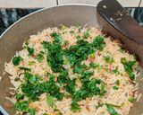 A picture of step 6 of Vegetable FRIED RICE with WHITE BUTTER.