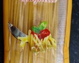 A picture of step 1 of Vegetable Spaghetti.