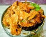 A picture of step 5 of Airfryer Tiffin Box Fish Biryani.