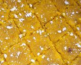 A picture of step 3 of Mango Burfi.