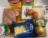 Baconben sült tejfölös csirke hagymával őzgerinc formában recept fázis 1 fotója