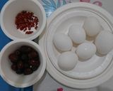 麻油紅棗九層塔蛋(簡單料理)的食譜步驟1照片
