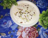 A picture of step 7 of Badaami carrot kheer.