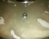 A picture of step 8 of Tuwo shinkafa (new method).