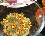 A picture of step 3 of Sukha Bhel.