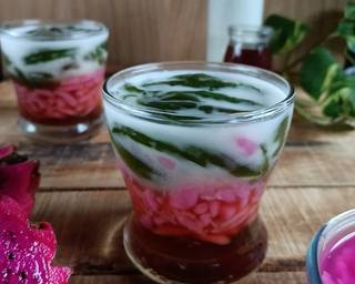 Cendol Buah Naga Mix Cincau - Step 6