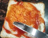 A picture of step 3 of Tricolor Toast.