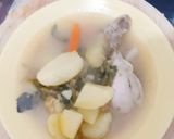 Foto del paso 7 de la receta: Caldo de quinua con papas y muslos de pollo y verduras