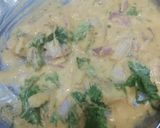 A picture of step 2 of Mint & Coriander Fritters.