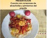 Foto del paso 10 de la receta: Cuscús con corazones de alcachofas y pimientos del piquillo