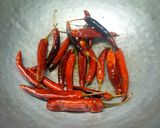 A picture of step 2 of Idly podi (Gun powder).