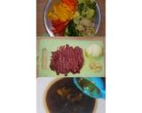 Oseng daging dan sayuran langkah memasak 1 foto