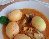 Foto langkah ke 5 dari resep Lodeh Telur dan Ikan Asap.
