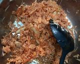 รูปขั้นตอนการทำที่ 3 ของ ข้าวผัดกิมจิไข่ยุ่ย