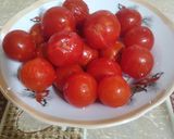 عکس مرحله 1 از دستور تُرشی گوجه گیلاسی 🍅