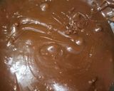 A picture of step 5 of Chocolate Double Layer Burfi.