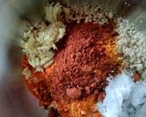 A picture of step 3 of Vangi bhat(eggplant rice).