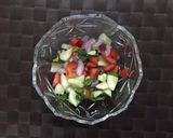 A picture of step 2 of Wai wai chaat.