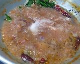 A picture of step 3 of Kathirikai (Brinjal) Khichadi.