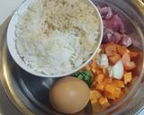 รูปขั้นตอนการทำที่ 1 ของ ข้าวผัดเนื้อ