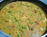 A picture of step 6 of Veg. Chettinad Curry.