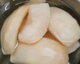 Hình bước làm 1 của món Chè bưởi (vỏ bưởi)