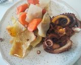 Foto del paso 8 de la receta: Pulpo al horno con col