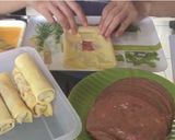 Foto langkah ke 1 dari resep Sosis Gulung Smoke Beef Cheese#ketofy#lowcarb.