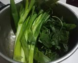 Foto langkah ke 1 dari resep Pajeon Pancake Bawang Daun Korea.