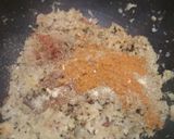 A picture of step 4 of Mutton Ghee Roast.