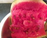A picture of step 1 of Watermelon Honeyto Punch.