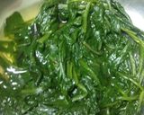 A picture of step 2 of Butter Palak Paneer.