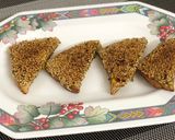 A picture of step 9 of Veg Sesame Toast.