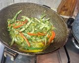 Foto del paso 6 de la receta: Trenza de Hojaldre con Verduras Salteadas