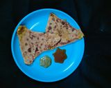 लहसुन, मिक्स वेजिटेबल का पराठा (Lahsun mix vegetable ka paratha recipe in hindi) रेसिपी चरण 7 फोटो