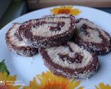 Kókuszos keksztekercs cukormentesen, laktózmentesen és gluténmentesen recept fázis 2 fotója