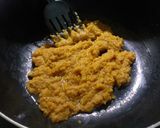 A picture of step 6 of Bread ka halwa.