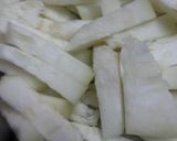A picture of step 1 of Bottle Gourd Palyam.