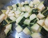 A picture of step 1 of Pumpkin Masala with maggi masala e magic.