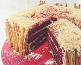 Foto langkah ke 9 dari resep Steamed Red velvet beetroot with vanilla cream cheese frosting (red velvet kukus bit).