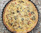 Foto del paso 9 de la receta: 🥧🍅🍆🧅Tarta de verduras de estación con masa integral con mix de semillas y levadura 🧅🍆🍅🥧